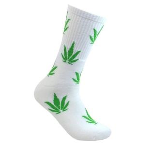 2 Pair Leaf Socks Mary Jane Thick Quality